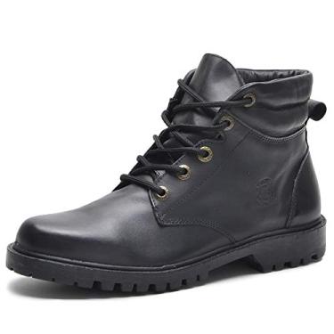 Imagem de 024CLA-Coturno Bota Masculino Adventure Couro forrada 33ao48 (Preto, BR, Adulto, Numérico, 47)