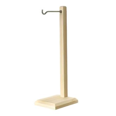 Imagem de KiBcsLic Suporte para sinos de vento, suporte para pingente, organização de mesa, cabide para lanterna, cabide para mesa de jantar, casamento e eventos, Cor de Madeira