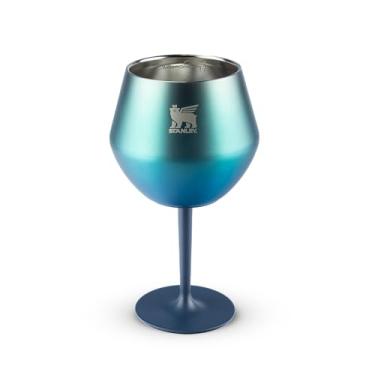 Imagem de Stanley - Taça Térmica, Copo de cocktail isolado, aço inoxidável isolado a vácuo para bebidas frias, copo de gin ou vinho, 414 ml, Tropical Tidal Haze