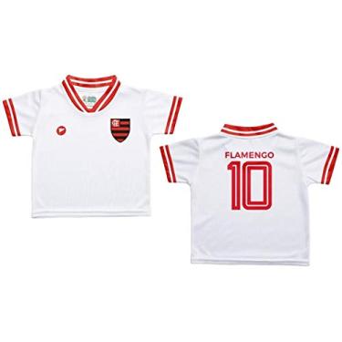 Imagem de Camiseta Infantil Flamengo Branca - Torcida Baby