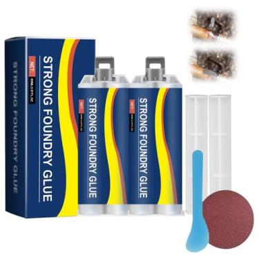 Imagem de Cola de reparo de metal Strong Foundry, alta temperatura, 85 mL, 2 uni