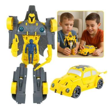 Imagem de Brinquedo Carrinho Robô Super Guardiões Futurista Transformer Robótico