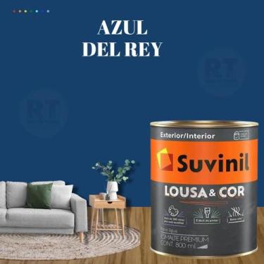 Imagem de Tinta Lousa e Cor Cor Rosa Pink Suvinil Parede Lousa 800ml, AZUL DEL R