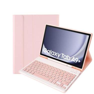Imagem de Capa de teclado KcoxDCN Slim Candy Colors para Samsung Galaxy Tab A9 P