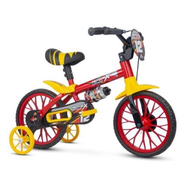 Imagem de Bicicleta Bicicletinha Infantil Aro 12 Motor X - Nathor, 12, Vermelho,