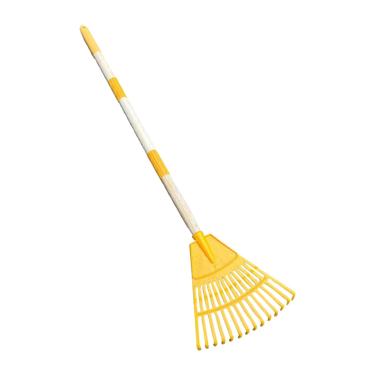 Imagem de Rrlihjgu Ancinho de Jardim em Leque com 14 Pontas | Ancinho para Relva com Cabo Longo | Vassoura Leque Para Jardim Paisagismo Cascalho Campismo Exterior