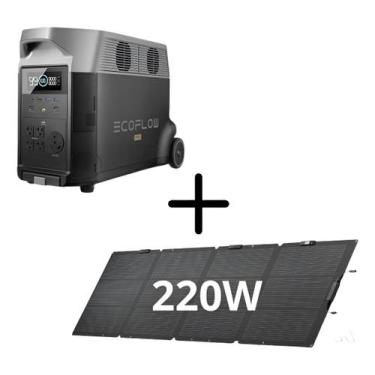 Imagem de Gerador Delta Pro + Painel 220w - Ecoflow, 110V