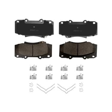 Imagem de PM Auto Substituição de pastilhas de freio dianteiras para Toyota Highlander 2008-19, 11-21 Sienna, 10-19 Lexus RX450H, 15-17 NX200T, 18 20 21 NX300, 15-21 NX300H, 10-22 RX350, 18-22 RX3500 L/RX450Hl