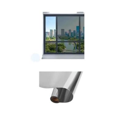 Imagem de Película De Vidro Isolante Espelhada Unidirecional Para Proteção Solar