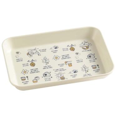 Imagem de Skater MTSI5-A Prato pequeno, melamina, mini prato, sistema, talheres, L, bandeja, prato, 8,7 x 6,4 polegadas (22,2 x 16,2 cm), Dayney Winnie The Pooh