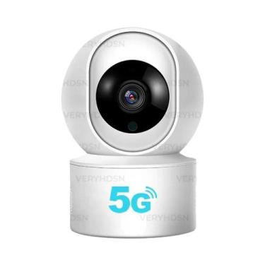 Imagem de Câmera IP Sem Fio Interna 5MP 5G Com Detecção Por IA, Rastreamento Aut