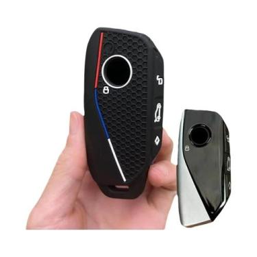 Imagem de Capa De Silicone Para Chave De Carro BMW I7 X7 Série 7 G07 G70 Proteto