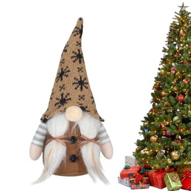 Imagem de Rrlihjgu s de Natal de pelúcia,anão de Natal respirável de de neve de pelúcia | Decorações anãs de natal para casa, decoração interna, s de árvores, enfeite de mesa de boneca, presentes de