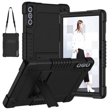 Imagem de Hoibon Capa para tablet KADYBE D106, para tablet MEIZE D106, capa resistente à prova de choque infantil com alça de ombro para KADYBE D106/MEIZE D106/VOZIZOV D106/FEONAL Android 14 10 polegadas