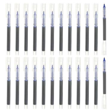 Imagem de PATIKIL 24 canetas coloridas de tinta gel, 0,5 mm, ponta extrafina, escrita suave, japonesa, secagem rápida, canetas esferográficas para escritório, papelaria, sala de aula, professores, azul