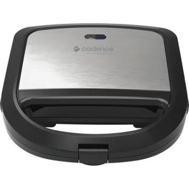 Imagem de Sanduicheira Elétrica Cadence Toast & Grill Prime Inox Cor Inox/Preto,