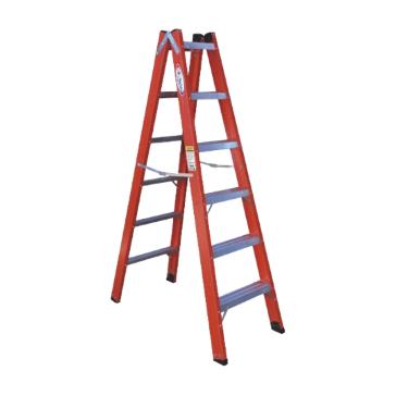 Imagem de Escada Tesoura dupla 1.8m Alumínio/Fibra 6 degraus WBertolo