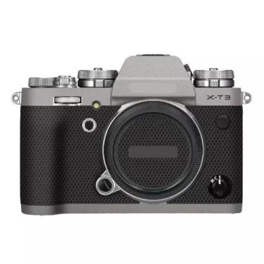 Imagem de X-T3 Adesivo de capa de câmera antiarranhões para FujiFilm X-T3 Película protetora de câmera decalques XT3 (titânio)