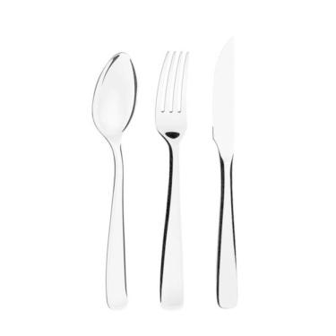 Imagem de Faqueiro Tramontina Pacific Em Aço Inox Com Facas Para Churrasco 36 Peças