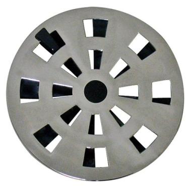 Imagem de Grelha Redonda com Diâmetro de 9,7cm e Anti-inseto em Abs Cromado Astr