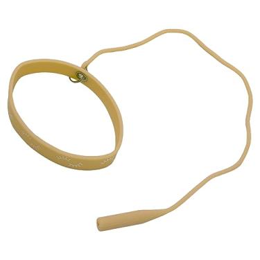 Imagem de Generic Cinta de Pulso Protetor de Pinça, Tweezers de Extensão de Cílios Silicone Elástico Seguro para Salão (Amarelo)