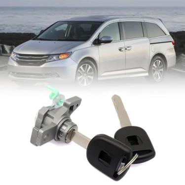 Imagem de FZJDSD Cilindro de trava da porta do lado do motorista esquerdo com 2 chaves compatível com Honda Odyssey 2005 2006 2007 2008 2009 2010 72185-SHJ-A01
