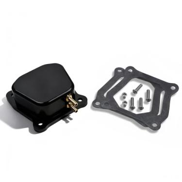 Imagem de Tampa de válvula de alumínio Billet preta para motor de clone Predator 212cc 196cc Non-Hemi GX160 GX200, para Coleman CT200U BT200X CT100U Mini Bike KT196 Go Kart Baja Hisun Tillotson