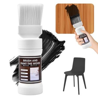 Imagem de Tinta de retoque de madeira, caneta de tinta de retoque de várias superfícies, acabamento para portas, armários, móveis, metal - sem lixamento, secagem rápida, multisuperfícies à base de água (180 g