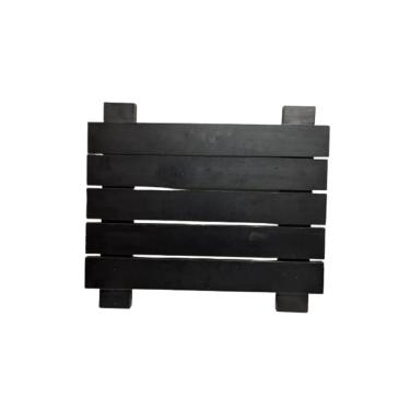 Imagem de painel canaletado modular 50x50 cm preto