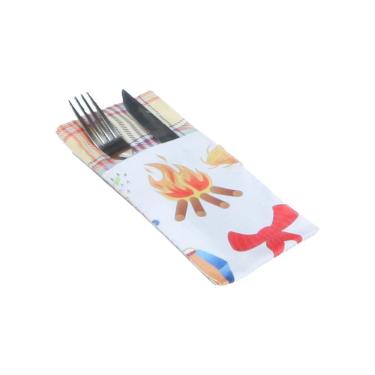 Imagem de Porta Talher Avulso 0,22 X 0,10 Estampado - Festa Junina