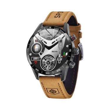 Imagem de Relógio Inteligente Masculino Robusto Militar Esportivo Com Tela HD De