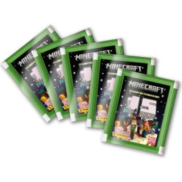 Imagem de 60 Figurinhas Minecraft Mundo Games 15 Anos Original Panini