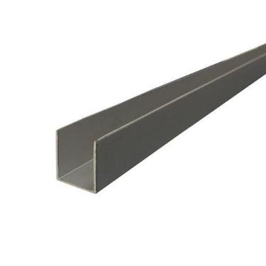 Imagem de Perfil U para Porta Mosquiteira de Correr - Branco, Bronze, Cinza e Pr