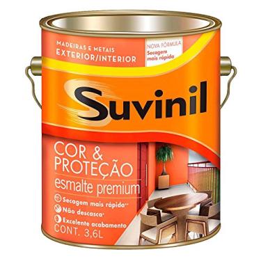 Imagem de Tinta Esmalte Sintético Cor e Proteção Brilhante Para Madeira e Metal Marfim 3,6 Litros - 53379147 - SUVINIL - Tinta Esmalte Sintético Cor e Proteção Brilhante Para Madeira e Metal Marfim 3,6 Litros - SUVINIL