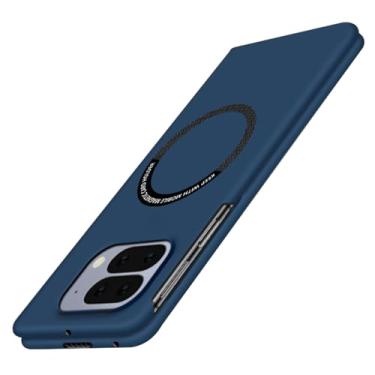 Imagem de LTLMYDAM Capa fina para Google Pixel 10 Pro Fold, capa leve com sucção magnética fosca, sem fio, proteção contra choque, azul, 10 Pro Fold