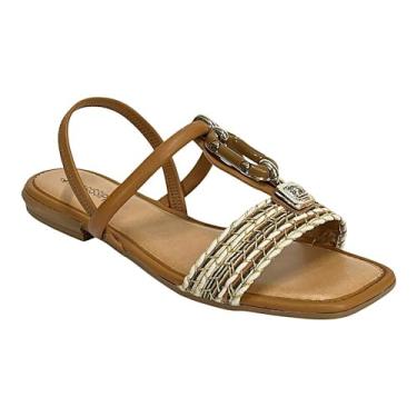 Imagem de Sandália Mississipi Rasteira MF302 Caramelo