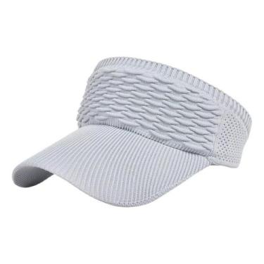 Imagem de Chapéu Feminino Respirável De Cor Sólida Com Viseira E Aba Longa - oem