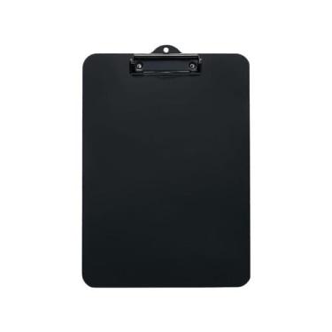 Imagem de Prancheta Black Preta A4 Prendedor Black Eficiente Metal Resistente - 