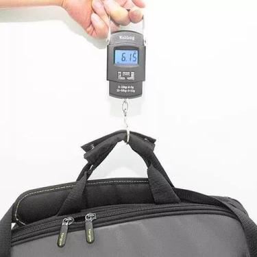 Imagem de Balança Digital De Mão Portátil, comercial Domestica 50kg viagem comer