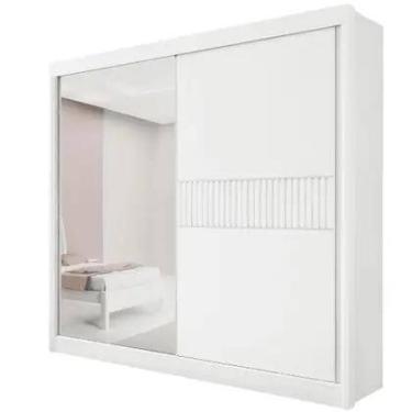 Imagem de Guarda Roupa Titanium Ripado com espelho DDoro - D Doro