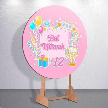 Imagem de Capas Decoração Luzes Hanukkah Cultura Festa Menorá Sublimadas Painel 