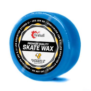 Imagem de Fireball SuperSlip Pro Cera de skate para trilhos - Cera de freio de skate feita nos EUA para scooters agressiva em linha e skates - cera de skate profissional de fórmula personalizada (azul)