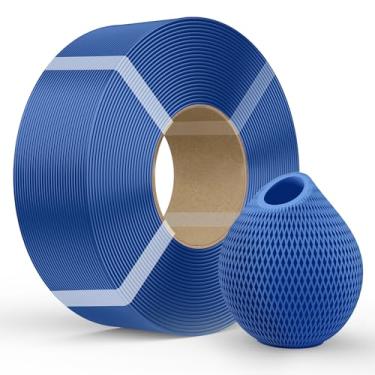 Imagem de Creality Refil de filamento PETG Filamento de impressora 3D, 1 kg 1,75 mm (1,0 kg) Refilamento para carretel reutilizável de laboratório bambu, precisão dimensional ± 0,03 mm, azul PETG