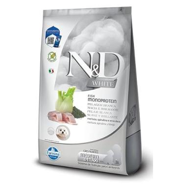 Imagem de Ração N&D White Cães Filhotes Medium/Max Sabor Merluza 7kg