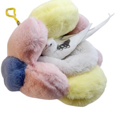 Imagem de Ninho de papagaio colorido pele de coelho sintética inverno quente engrossada rede suspensa cama de pássaro cabana aconchegante para periquitos, calopsitas, conures, caiques, quakers, pombinhos