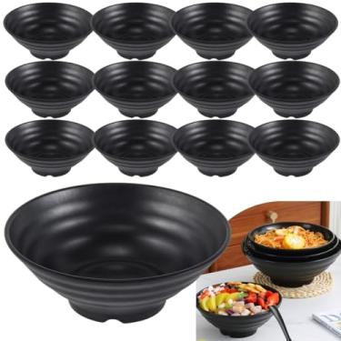 Imagem de Tigela Bowl Redonda 20cm Ramen Lámen Poke Sopa Salada Oriental Comida Japonesa Melamina Premium (12)