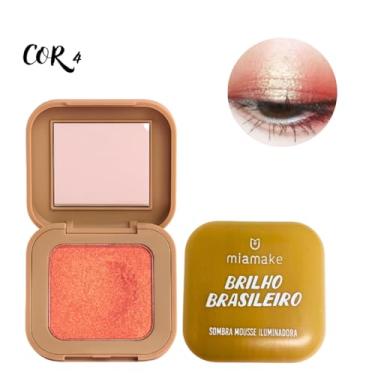 Imagem de Sombra de Mousse Iluminadora Brilho Brasileiro Mia Make 3g (Cor 4)