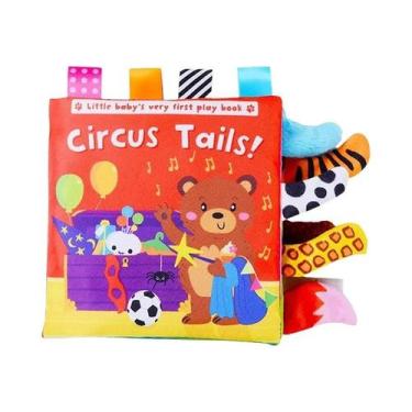 Imagem de Livro De Tecido 3D Resistente a Rasgos Para Bebês, Ferramenta Cognitiv