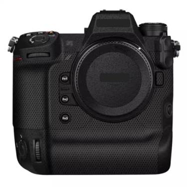 Imagem de Z 9 Adesivo de câmera anti-arranhões revestimento protetor de corpo película protetora capa para Nikon Z9 (preto amassado)
