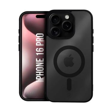 Imagem de Capa Case Capinha Magsafe Para Iphone 16 Pro - Preta - Gshield